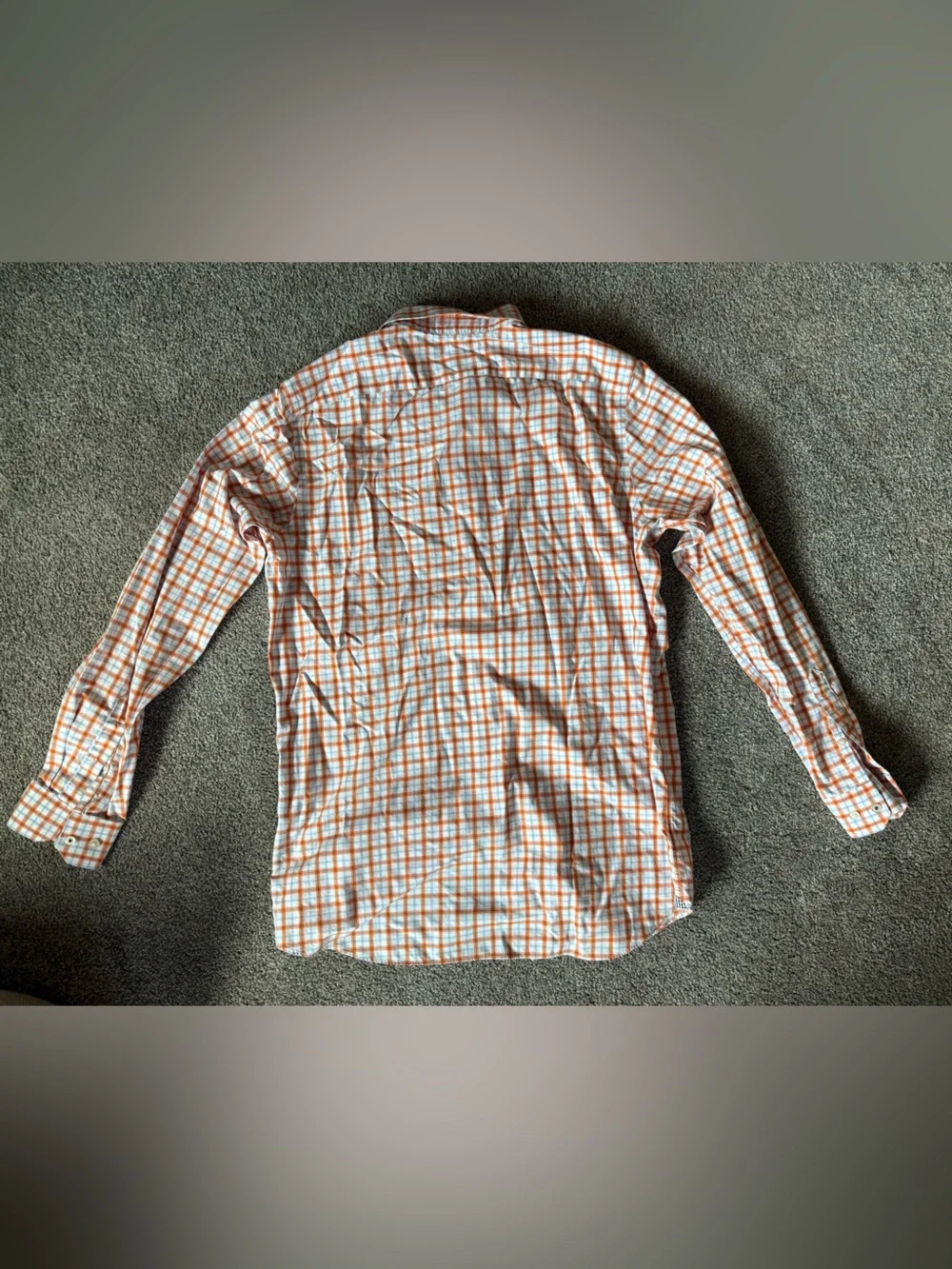 Banana Republic Men’s Camden Fit Non-Iron Dress Shirt Large Tall Plaid